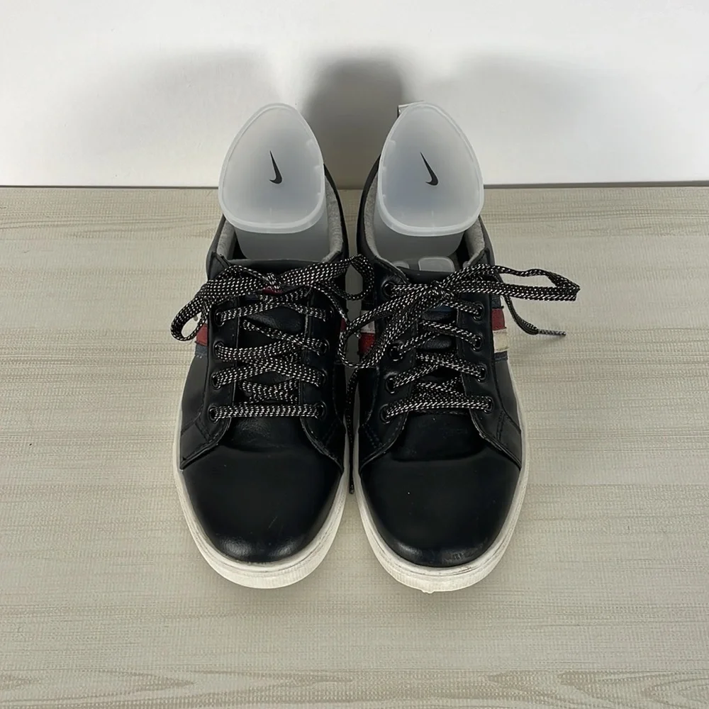 Tommy Hilfiger Rae sparkler basic lace up striped side faux leather sneakers 5